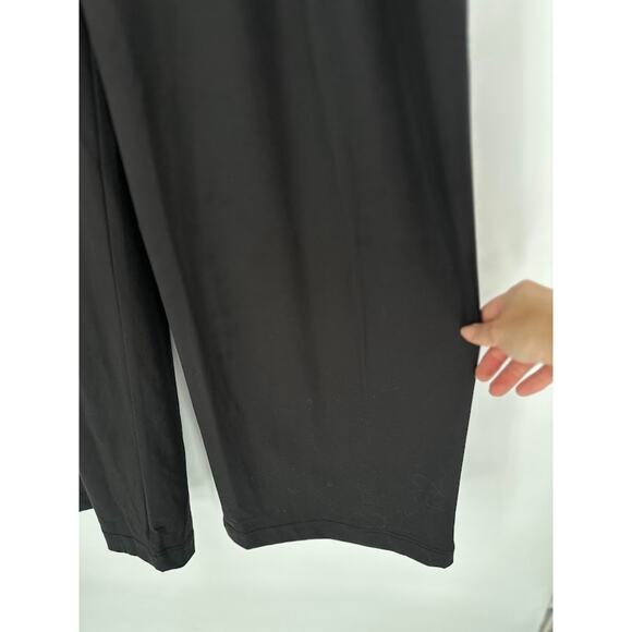 Rachel Zoe Womens Mid Rise Wide Leg Pull On Pants XL Black Minimalist Staple NWT - Picture 2 of 8